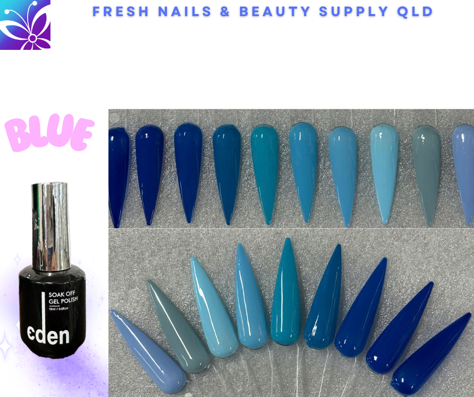 Eden Gel Colour - Blue Collection