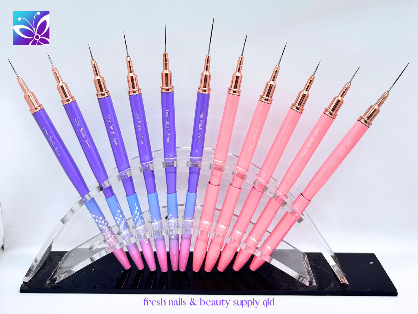 Nail Art Brush From Size 4mm - 25mm