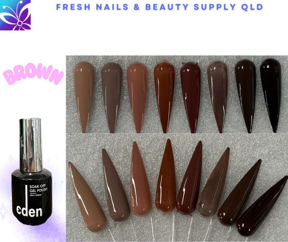 Eden Gel Colour - Brown Collection