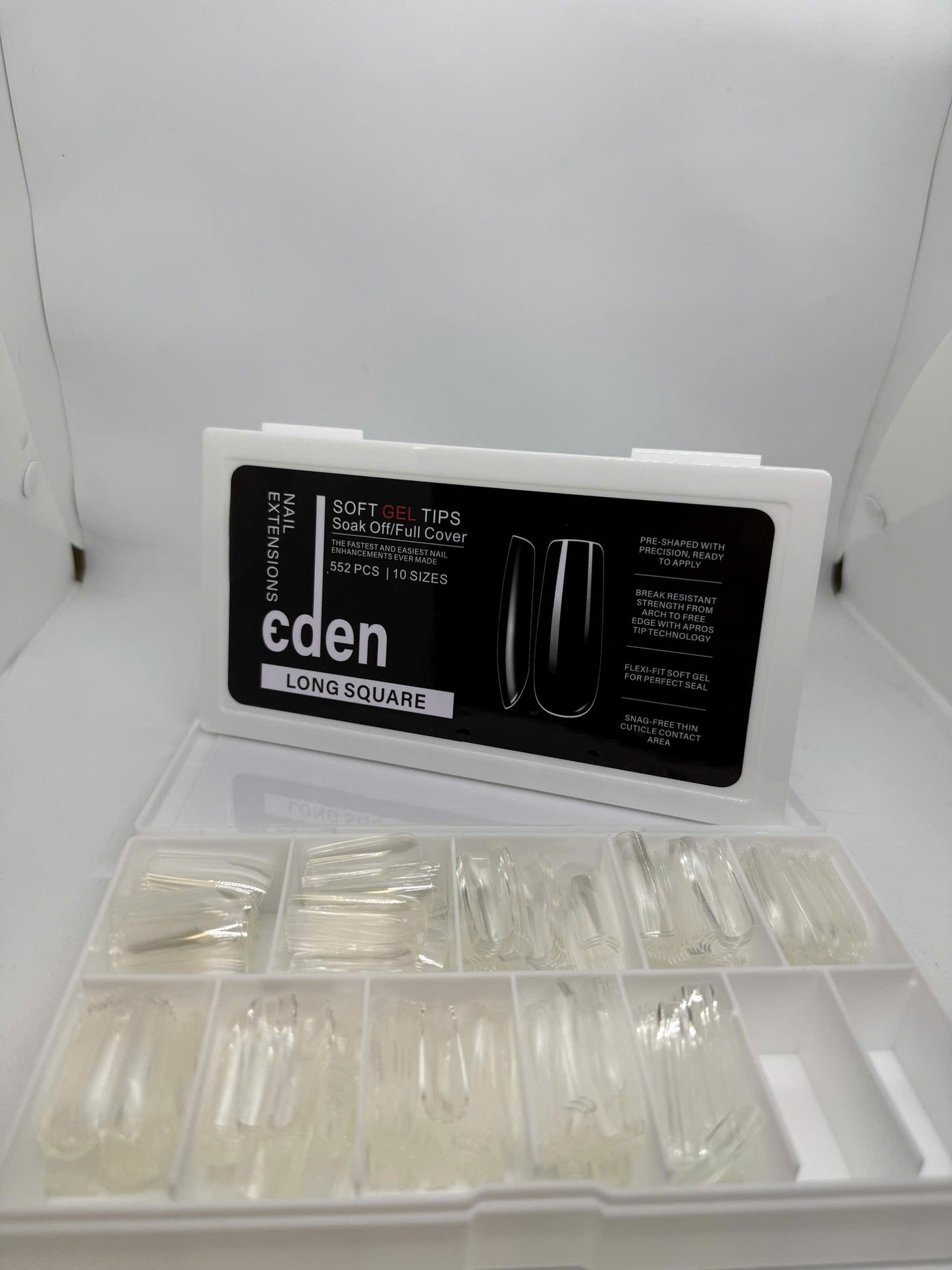 Full Cover Tips for Gel Nail Extension