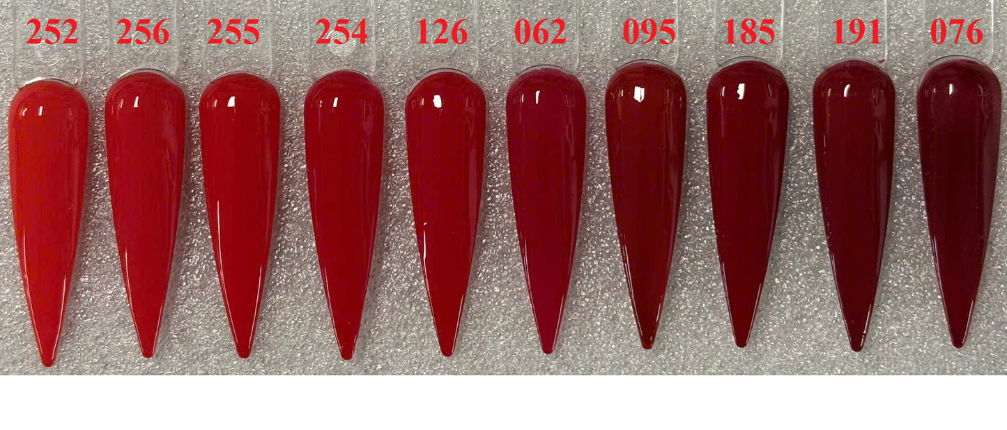 Eden Gel Colour - Red Collection
