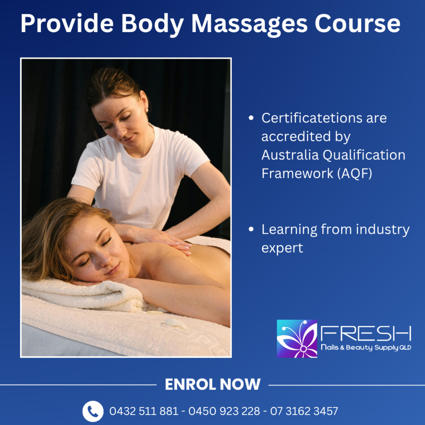 Providing Massage Course with Certificate