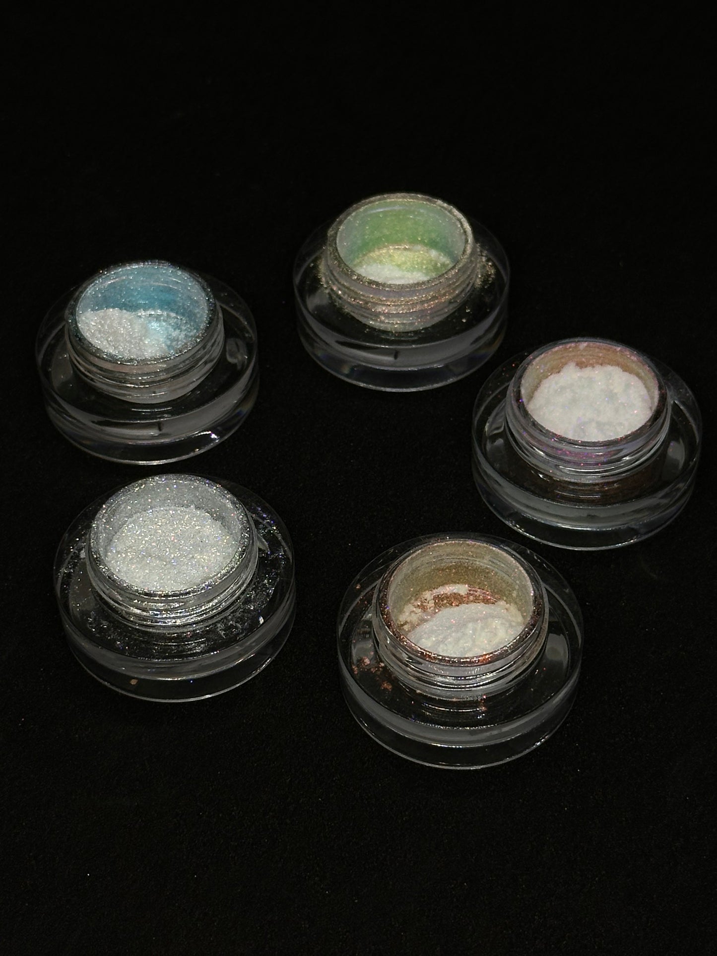 Chrome Powder Jar