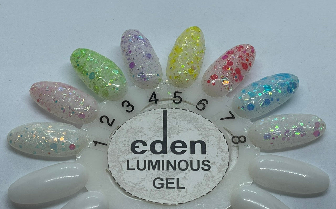 Eden Gel Color - Glitter Luminous Collection