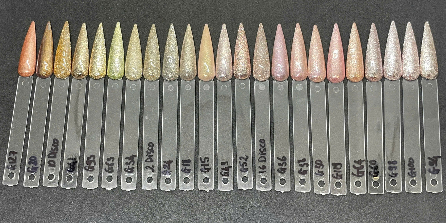 Eden Gel Glitter Collection 2 - Golden