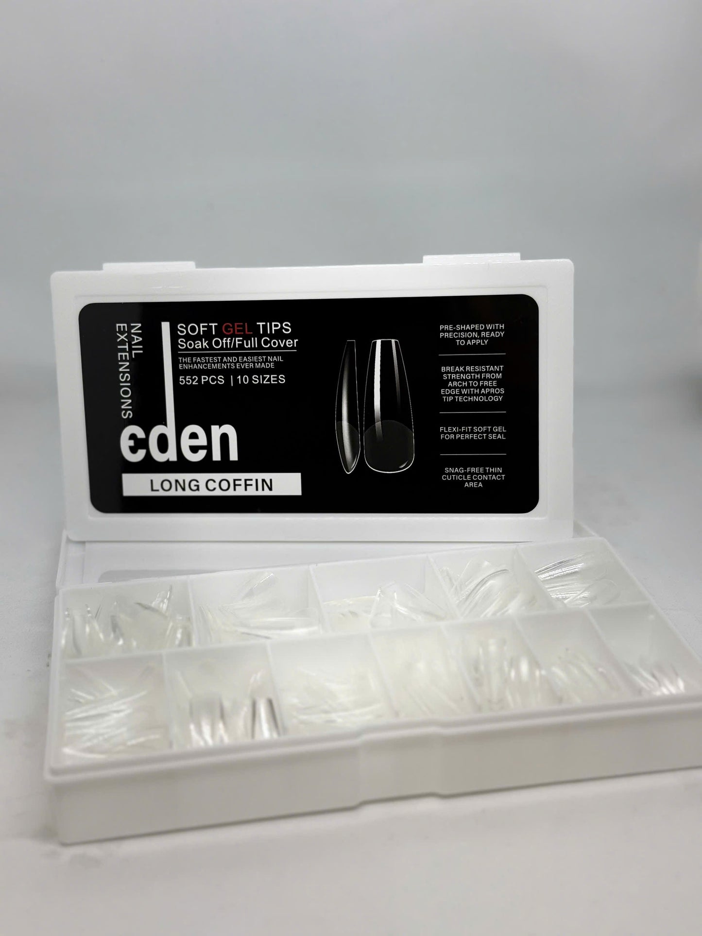 Full Cover Tips for Gel Nail Extension