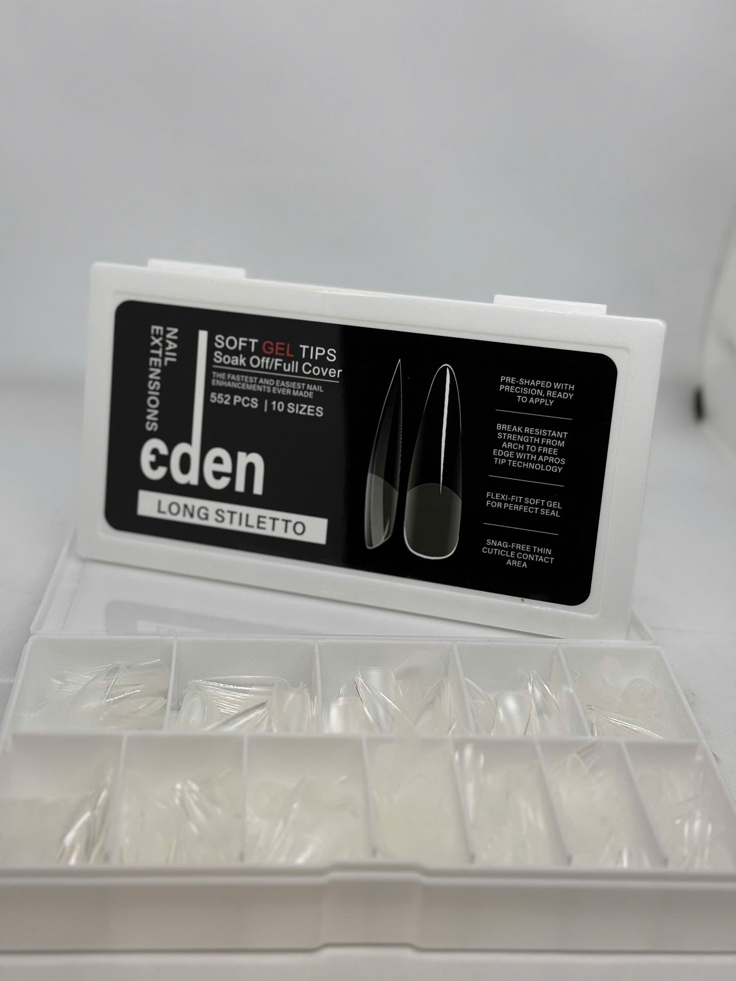 Full Cover Tips for Gel Nail Extension
