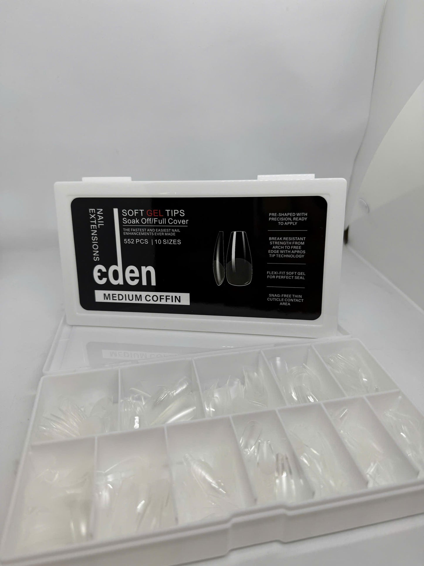 Full Cover Tips for Gel Nail Extension