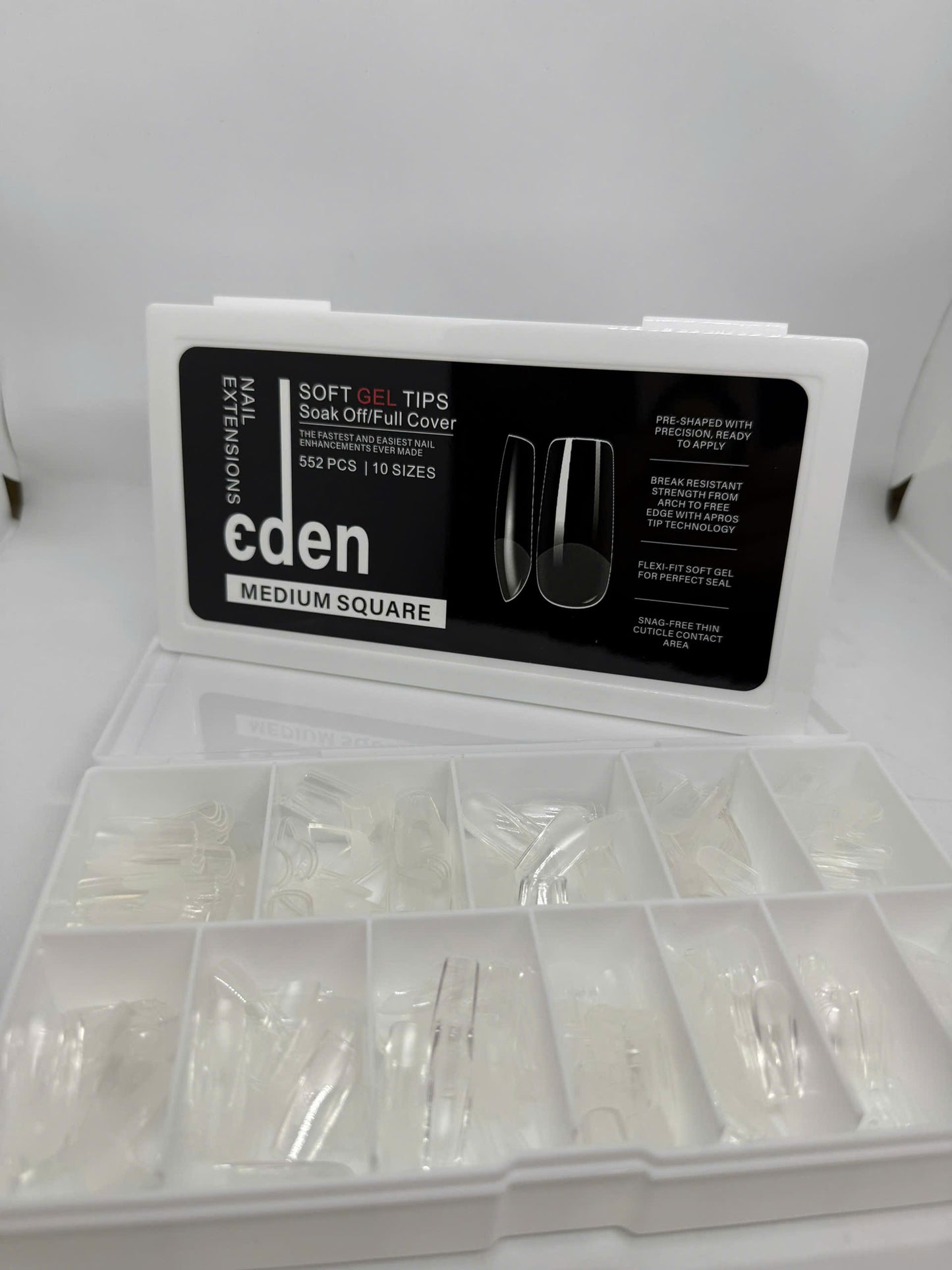 Full Cover Tips for Gel Nail Extension