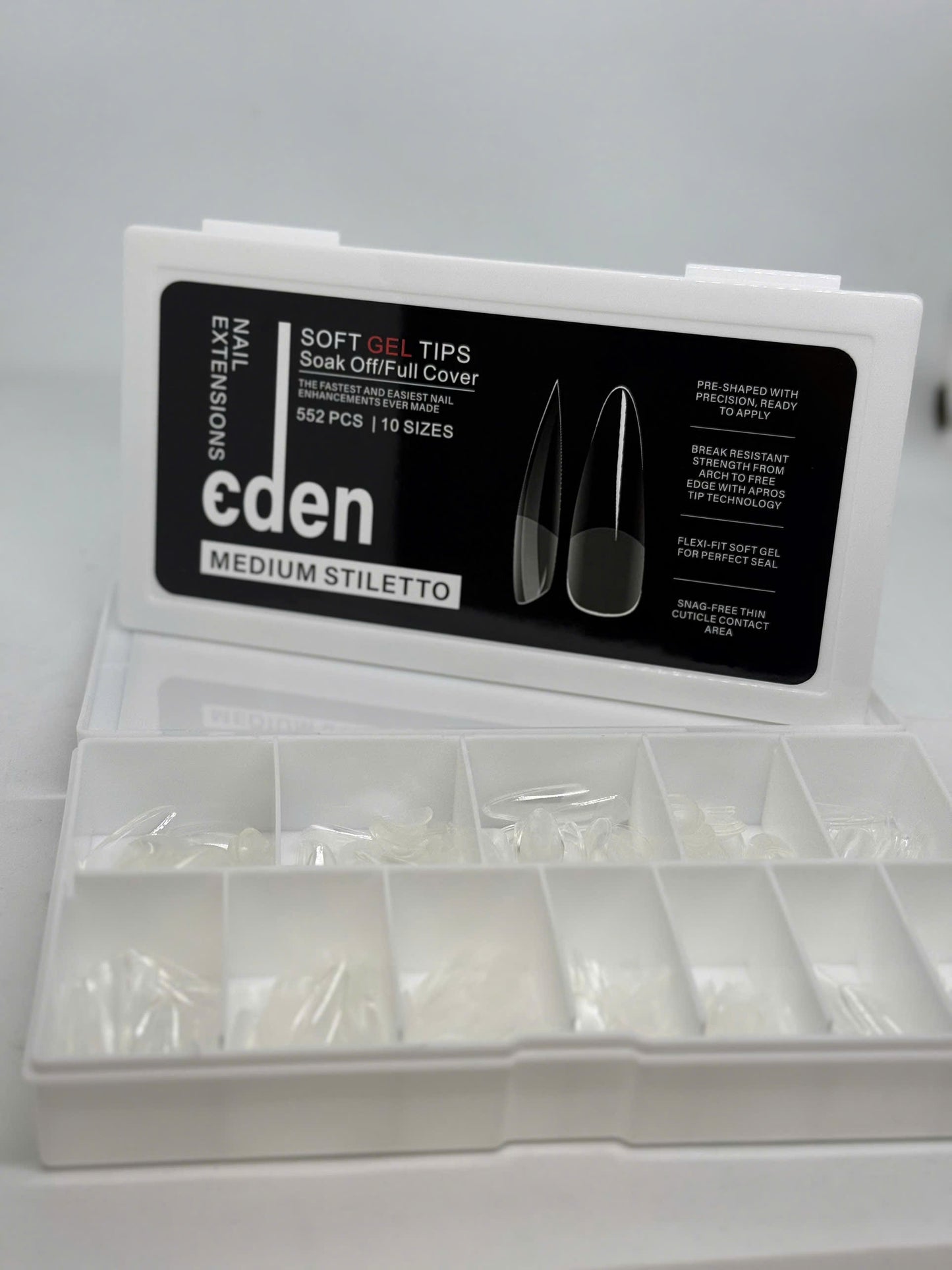 Full Cover Tips for Gel Nail Extension