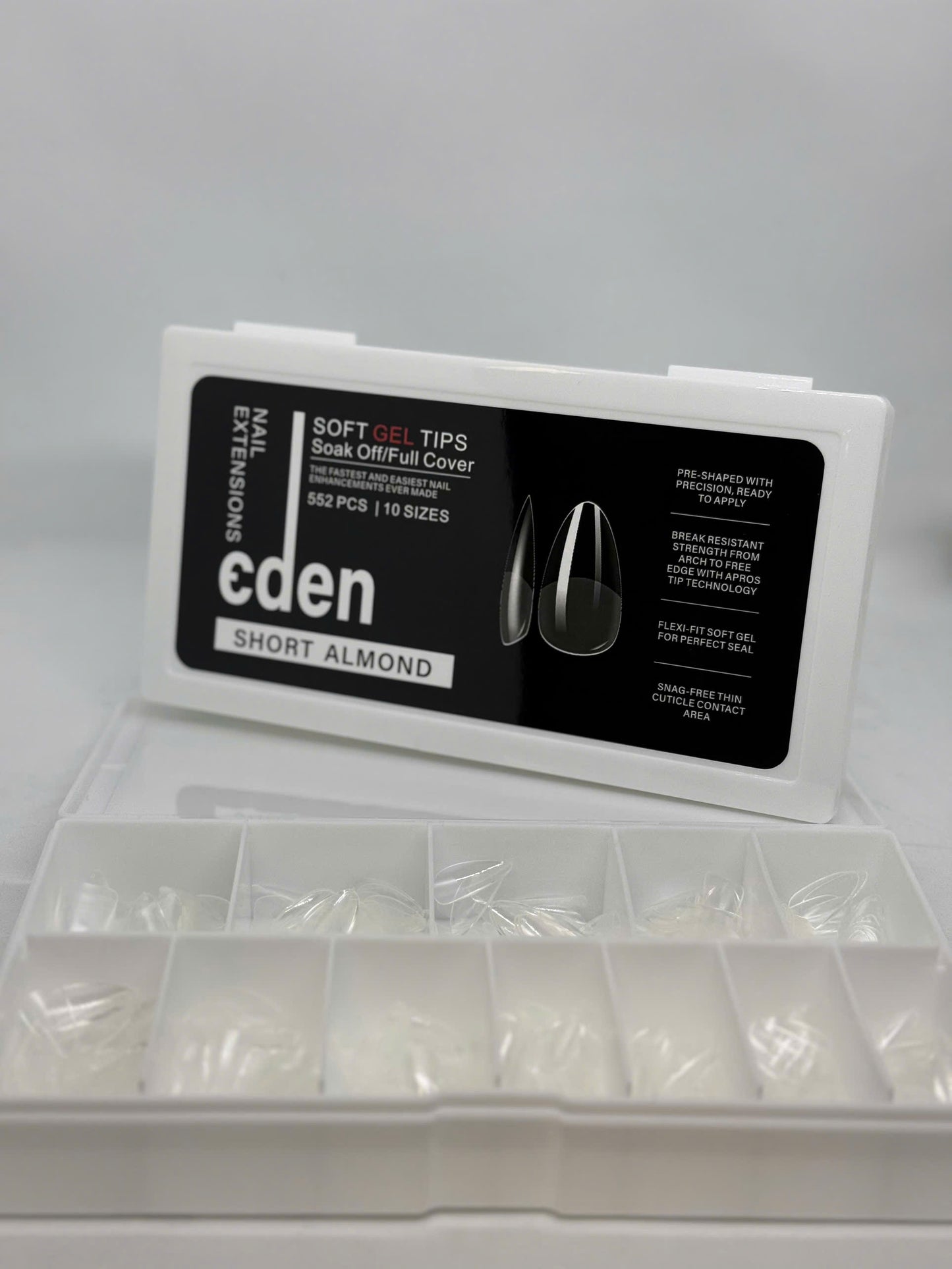 Full Cover Tips for Gel Nail Extension