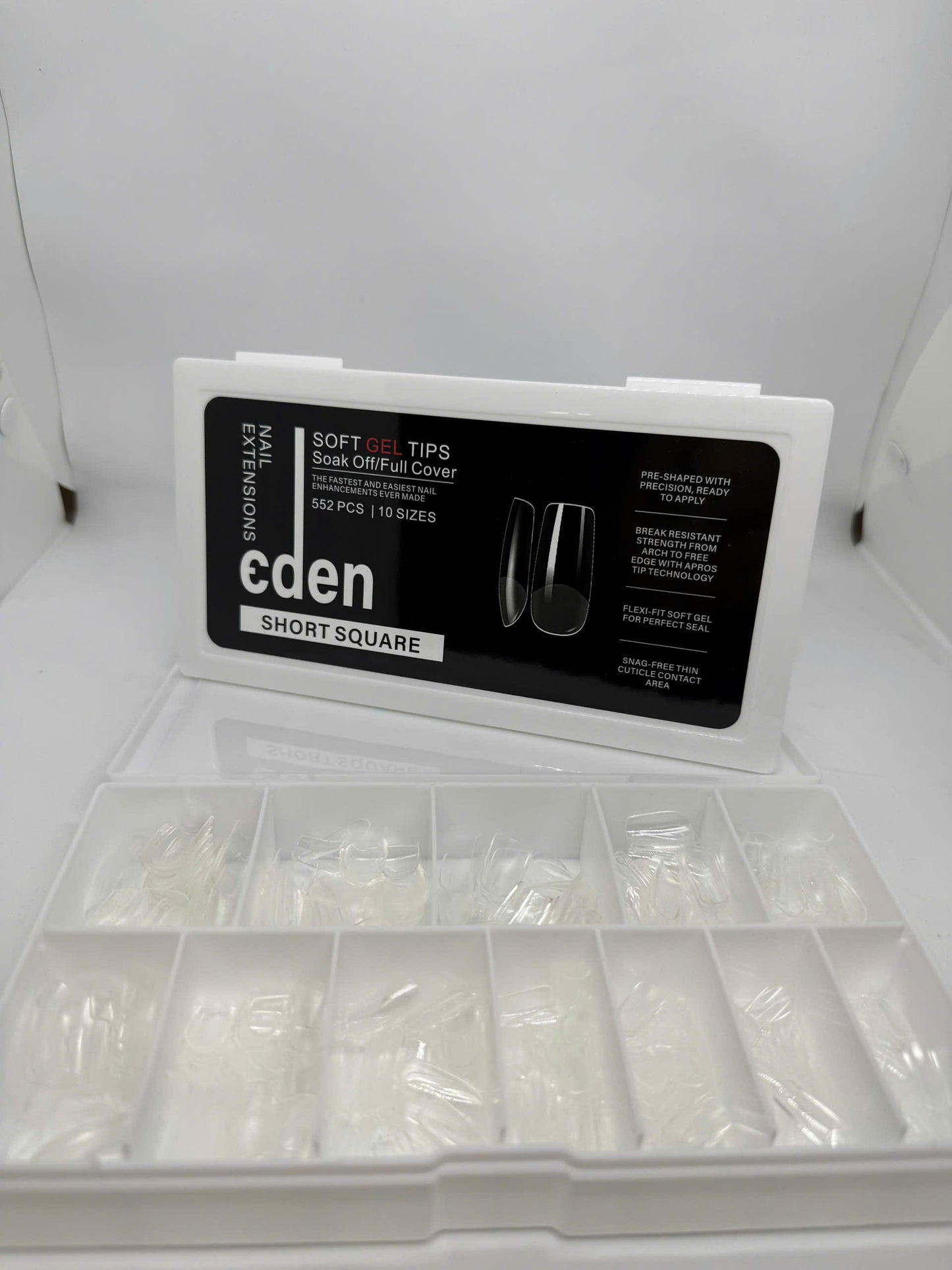 Full Cover Tips for Gel Nail Extension