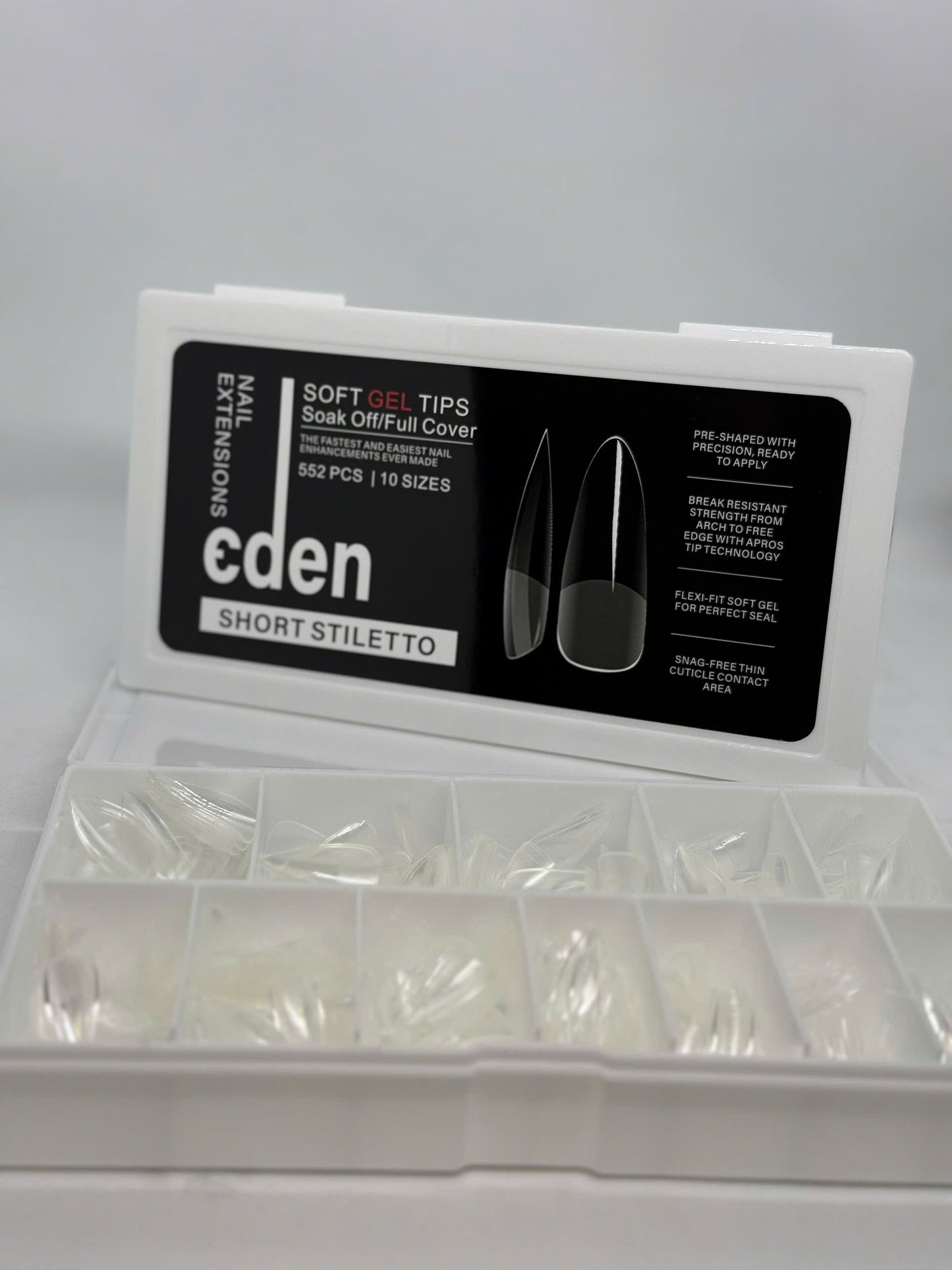 Full Cover Tips for Gel Nail Extension