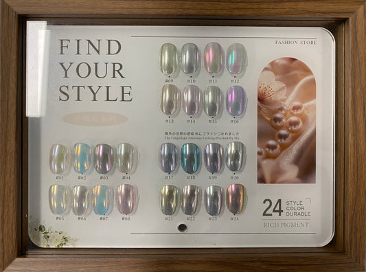 Chrome powder (set of 24)